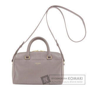 Saint Laurent Duffle Handbag Leather